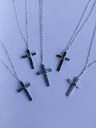 Devine Turquoise Cross Necklace - Horseshoe J & Co.