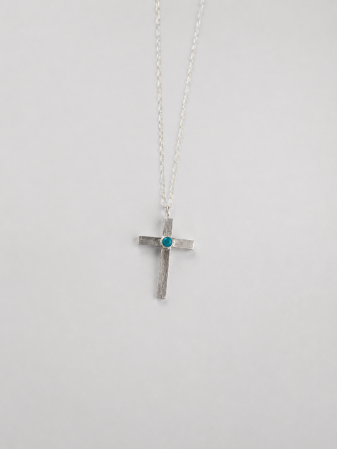 Devine Turquoise Cross Necklace - Wooten's