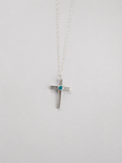 Devine Turquoise Cross Necklace - Wooten's