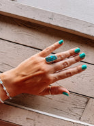 Didn't It Rain Turquoise Ring - Horseshoe J & Co.