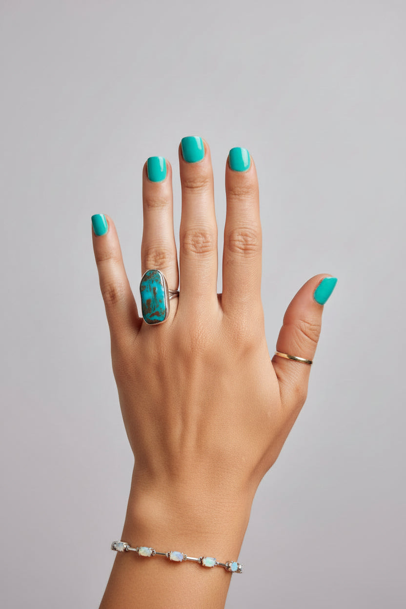 Didn't It Rain Turquoise Ring - Wooten's