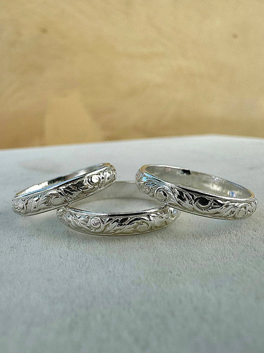 Dodson Vintage Stacker Band Ring - Horseshoe J & Co.