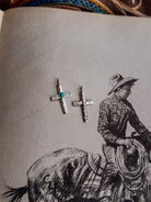 Dodson Vintage Turquoise Cross Necklace Pendant - Wooten's