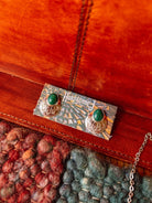 Donie Malachite/Tiger Eye Earrings - Wooten's