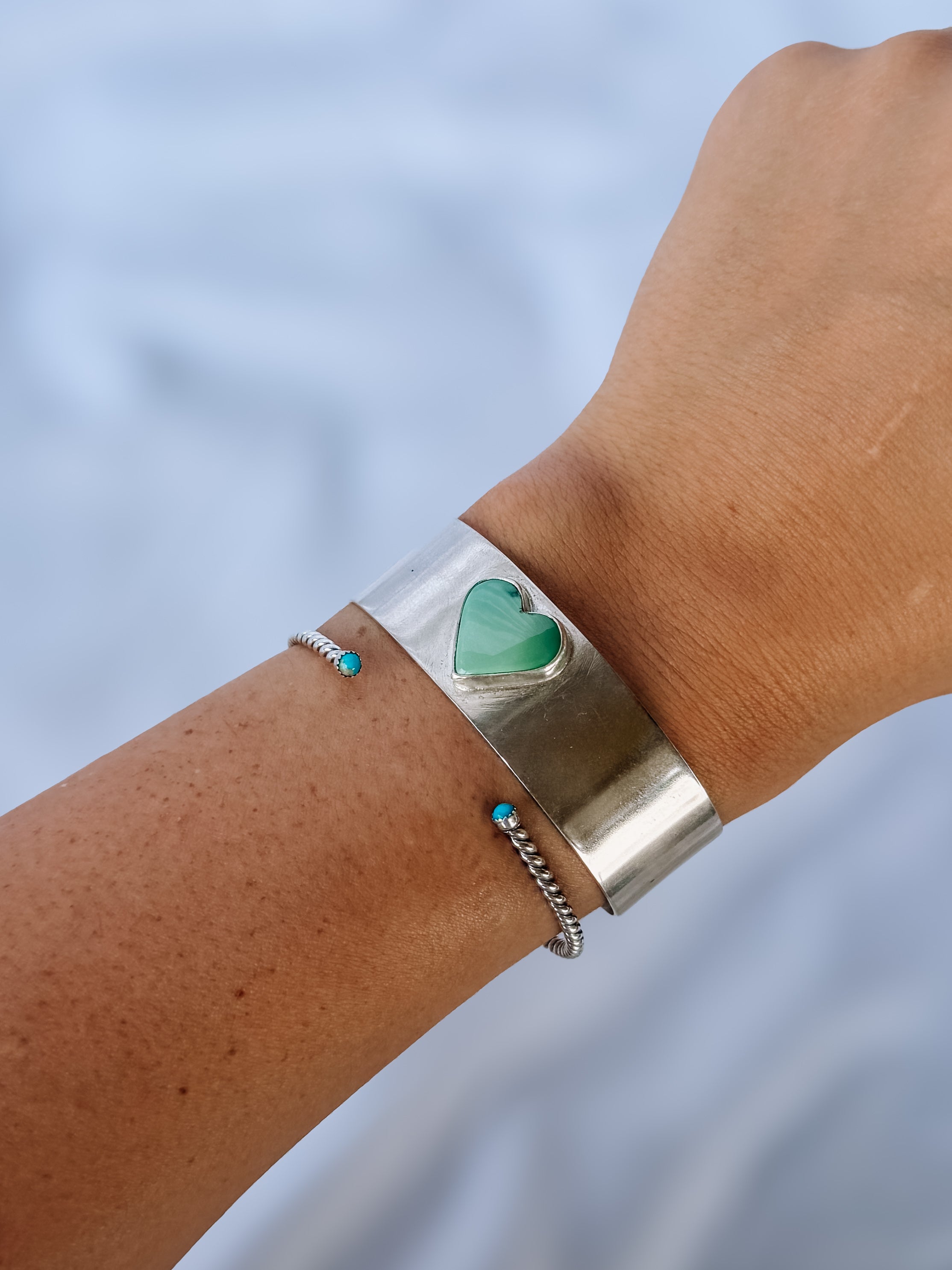 Doral Wide Turquoise Cuff Bracelet - Wooten's