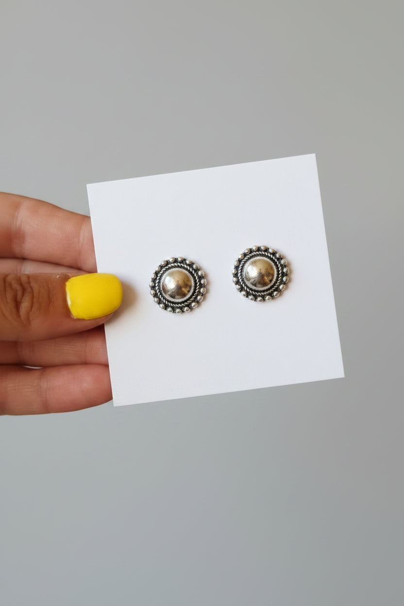 Dover Silver Earrings - Small - Wooten's