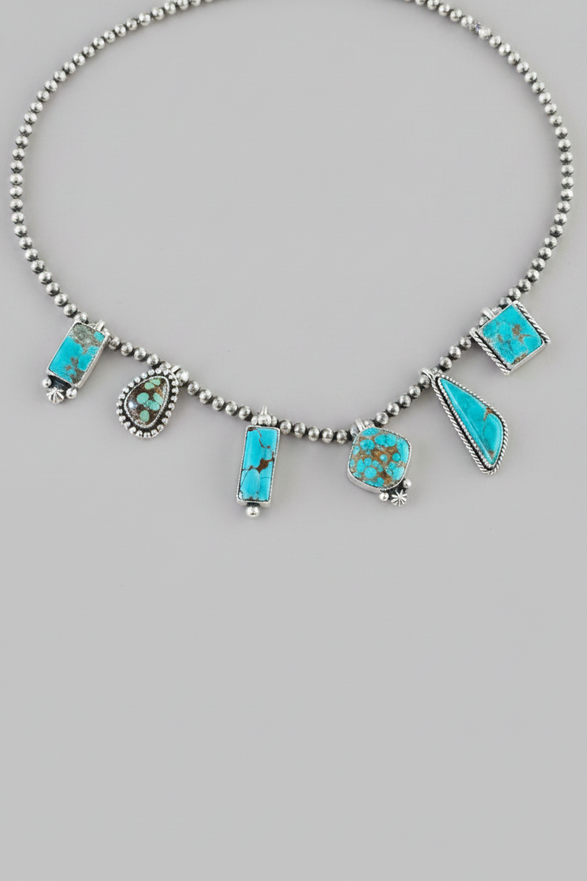 Drake Turquoise Hook Necklace Pendant - Wooten's