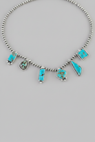 Drake Turquoise Hook Necklace Pendant - Wooten's