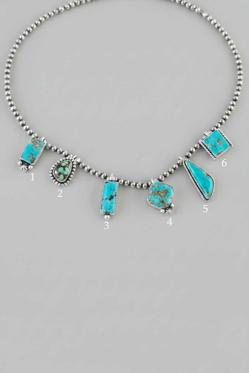 Drake Turquoise Hook Necklace Pendant - Wooten's