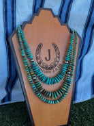 Easy Come, Easy Go 25" Turquoise Necklace - Horseshoe J & Co.