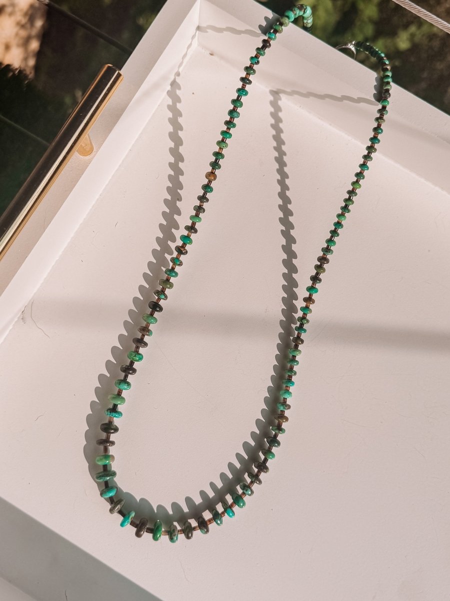Easy Come, Easy Go 25" Turquoise Necklace - Wooten's