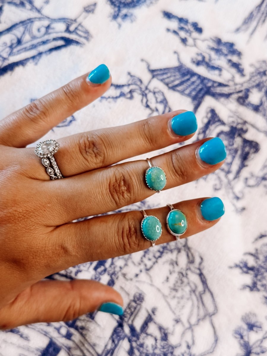 El Campo Turquoise Ring - ring - Horseshoe J & Co.