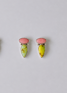 Emory Pink Conch and Palomino Earrings - Wooten's