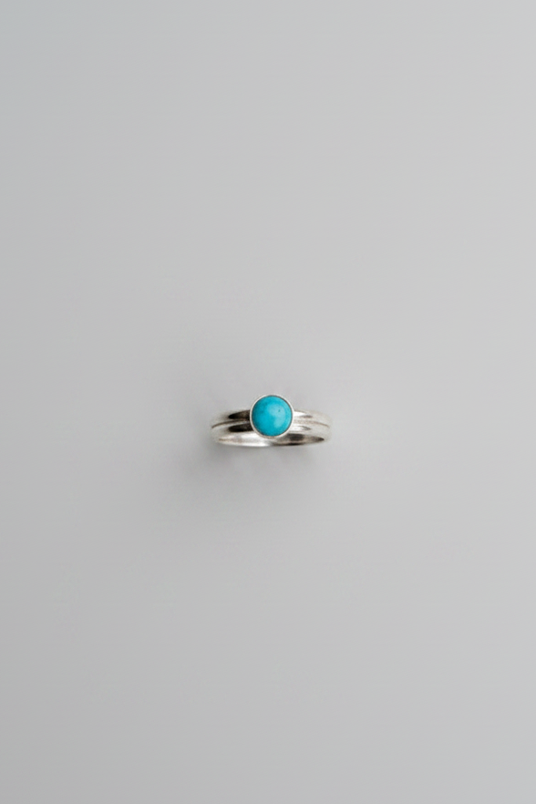Ennis Double Band Turquoise Ring - Wooten's