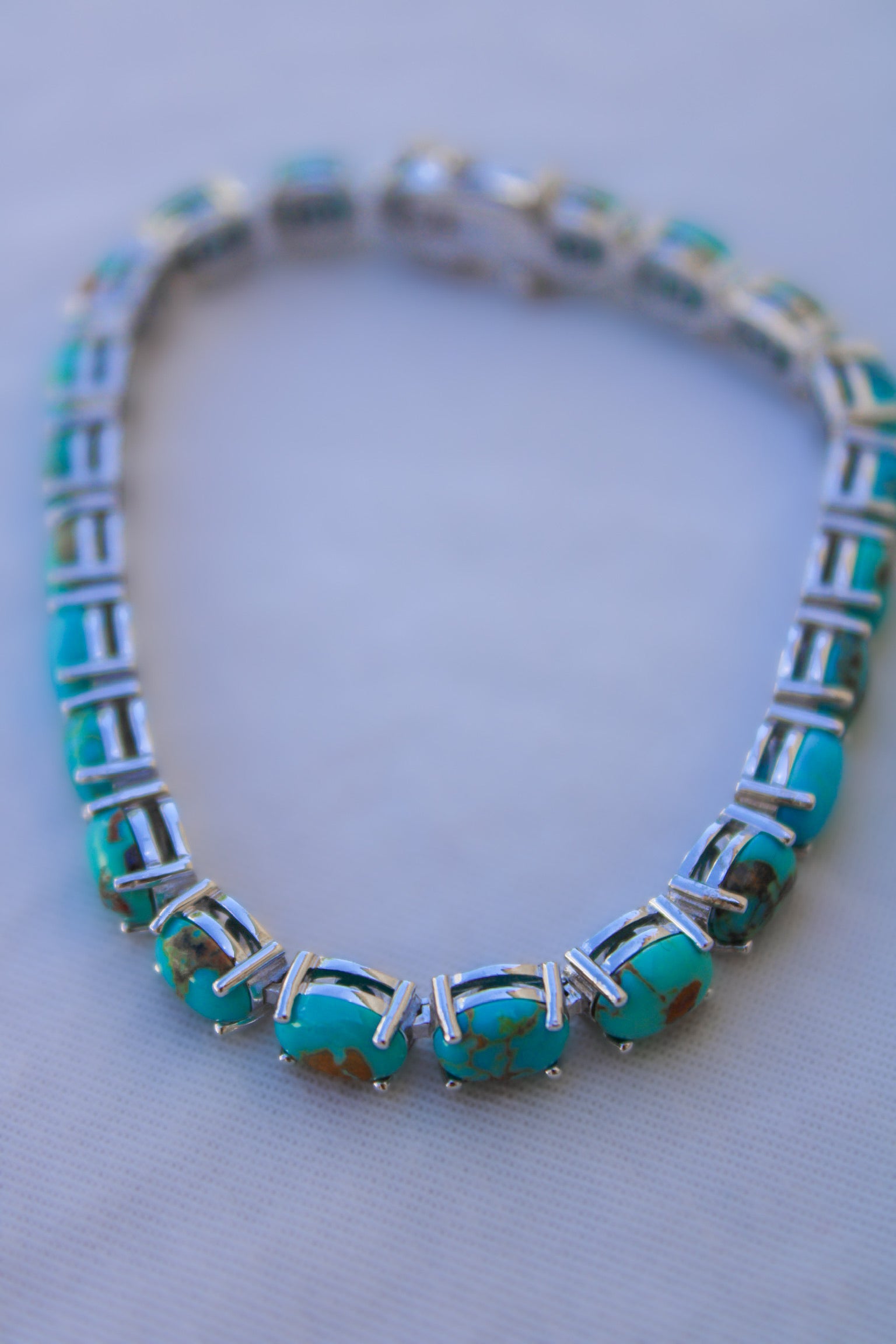 Even Cowgirls Get The Blues Turquoise Tennis Bracelet - Wooten's