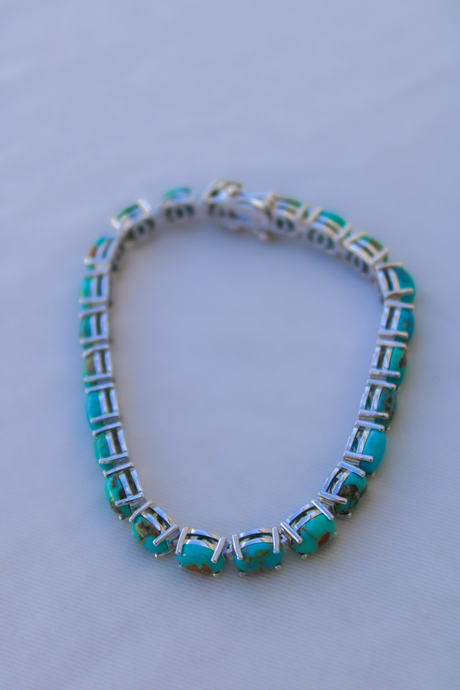 Even Cowgirls Get The Blues Turquoise Tennis Bracelet - Wooten's