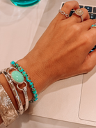 Even Cowgirls Get The Blues Turquoise Tennis Bracelet - Wooten's