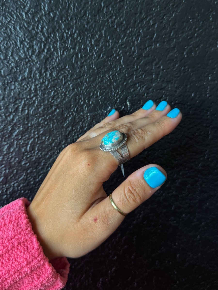 Express Blue Ridge Turquoise Ring - ring - Horseshoe J & Co.