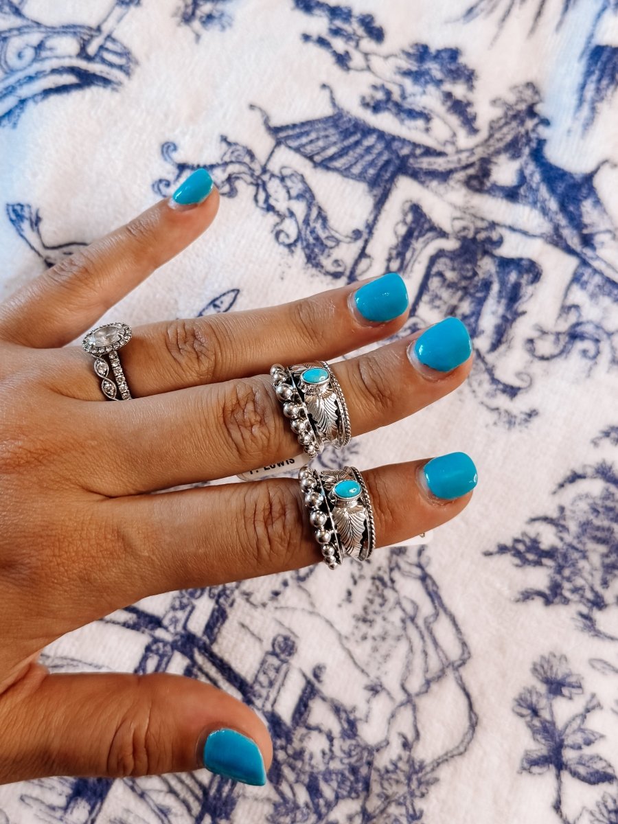 Farwell Turquoise Ring - ring - Horseshoe J & Co.