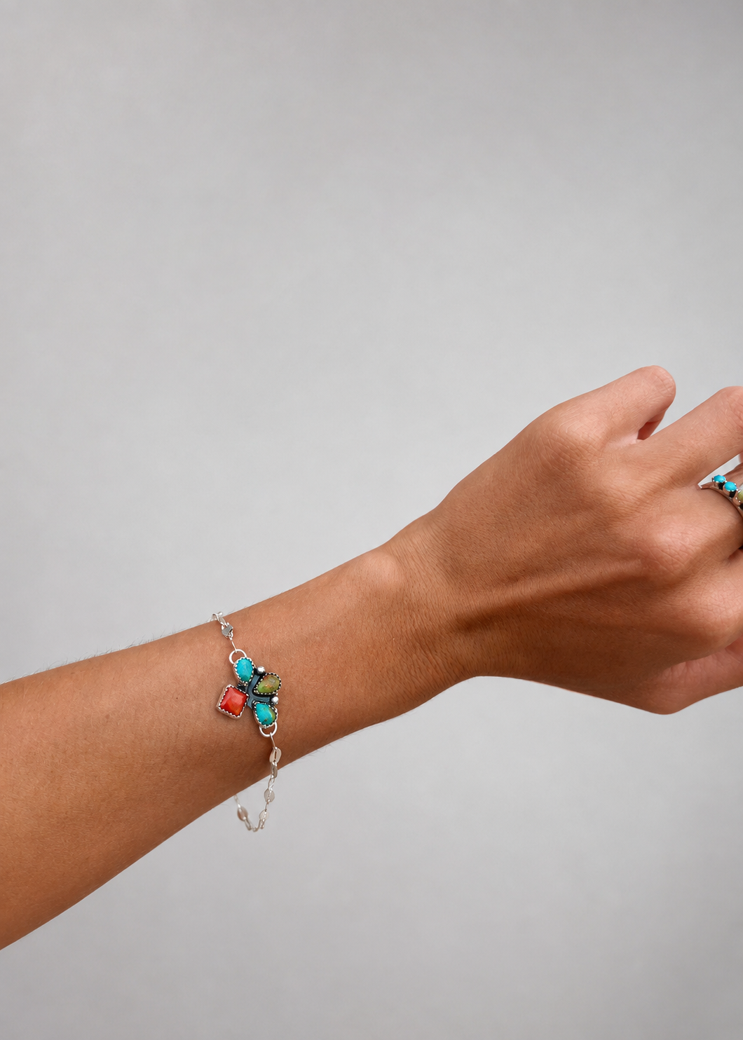 Flint Stone Cluster Bracelet - Wooten's