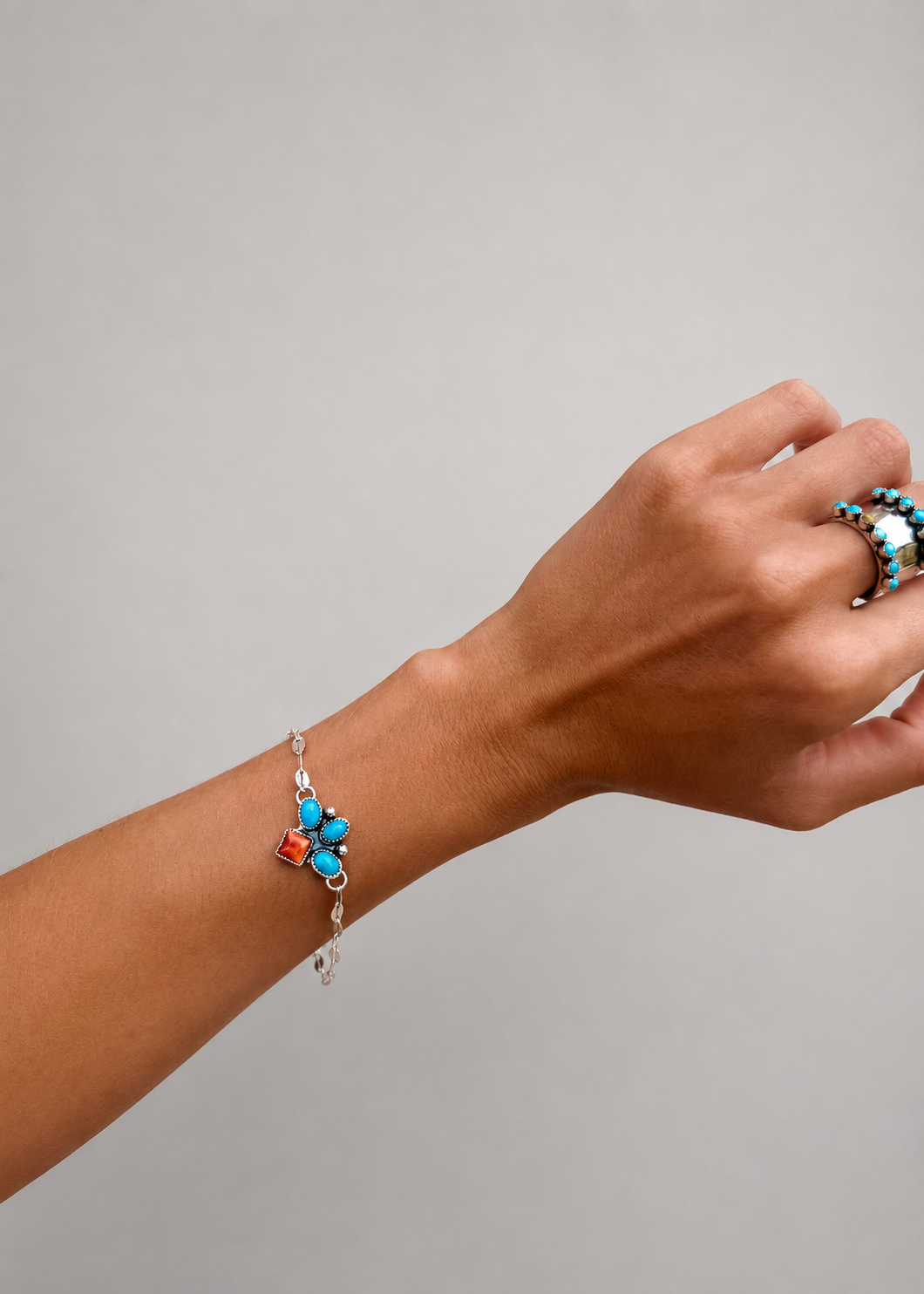 Flint Stone Cluster Bracelet - Wooten's