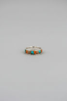 Folksy Multi - Stone Inlay Ring - Wooten's