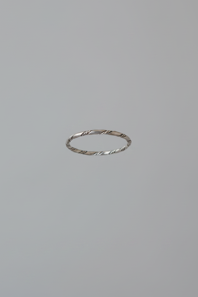 Fowler Silver Twist Ring Band - Wooten's