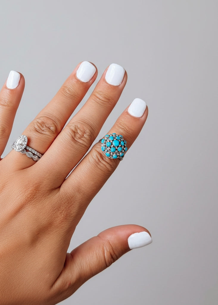 Fulton Turquoise Ring - Larger - Wooten's