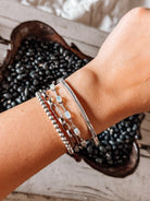Going to Memphis Silver Stamped Cuff - Horseshoe J & Co.