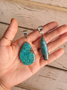 Goliad Turquoise Necklace Pendant - Horseshoe J & Co.