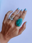 Granger Adjustable Turquoise Ring - Horseshoe J & Co.