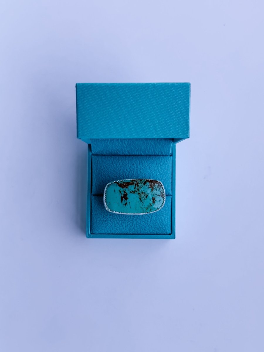 Granger Adjustable Turquoise Ring - Wooten's