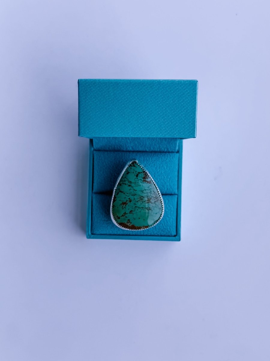 Granger Adjustable Turquoise Ring - Wooten's