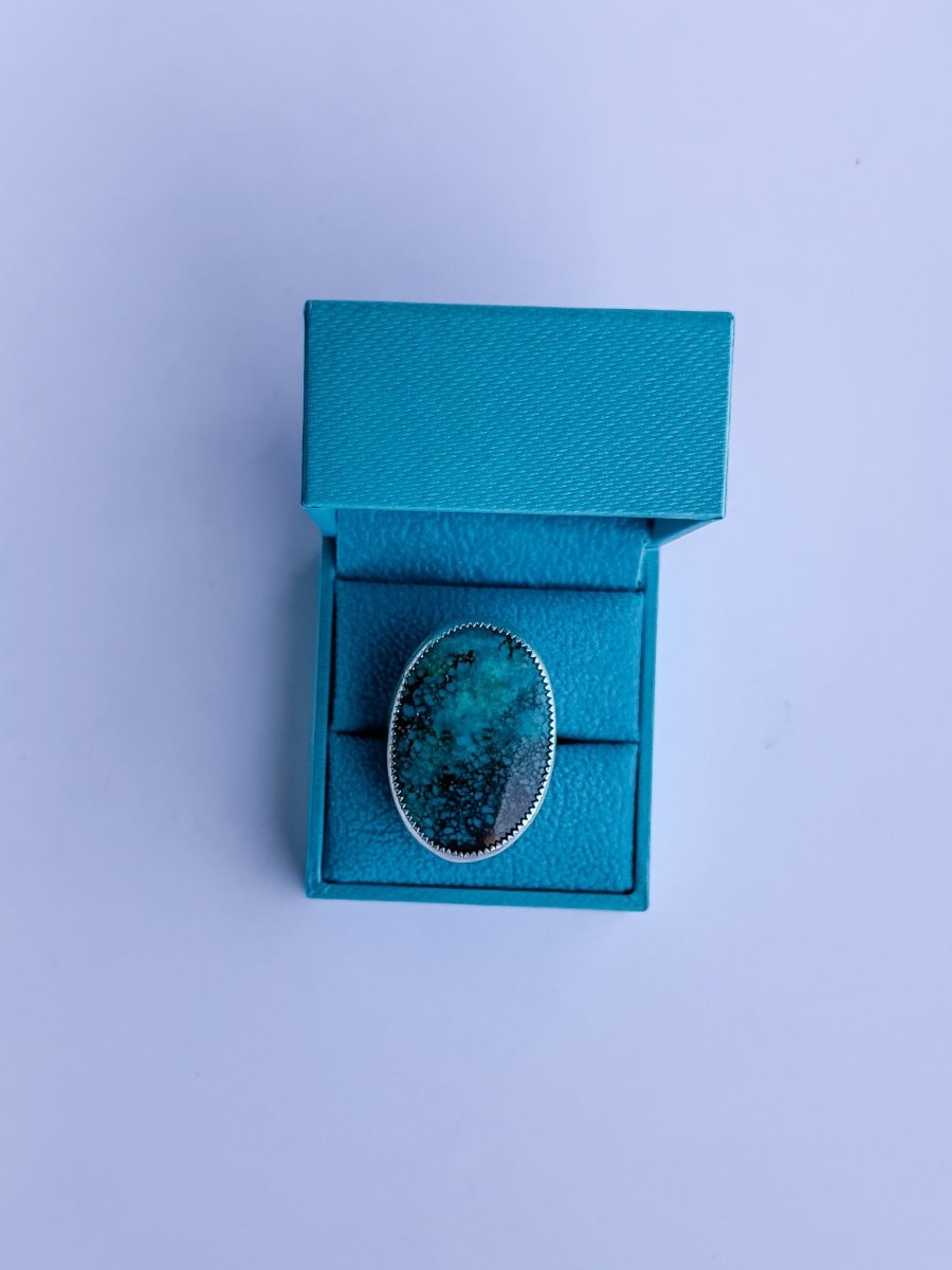 Granger Adjustable Turquoise Ring - Wooten's