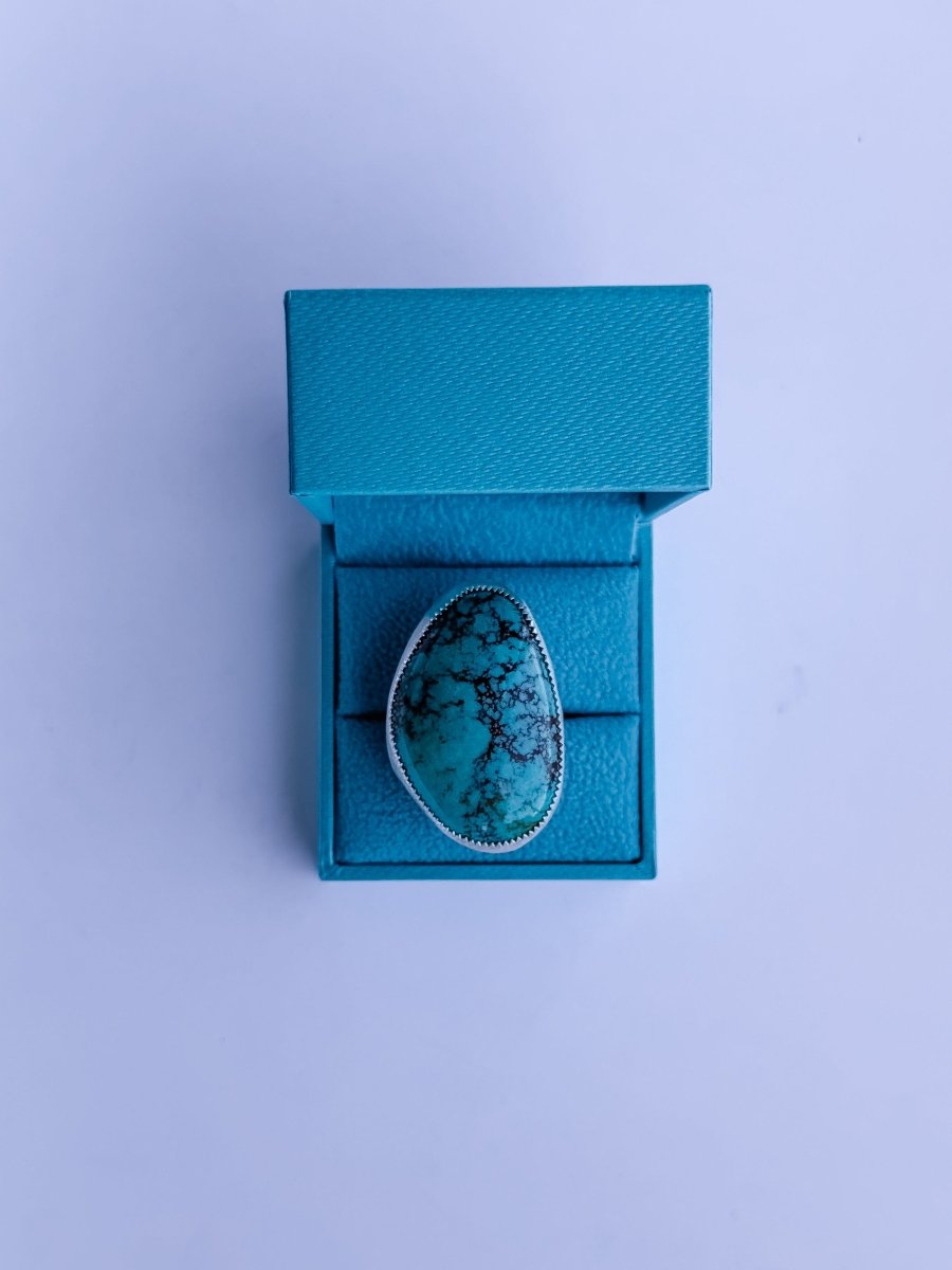 Granger Adjustable Turquoise Ring - Wooten's
