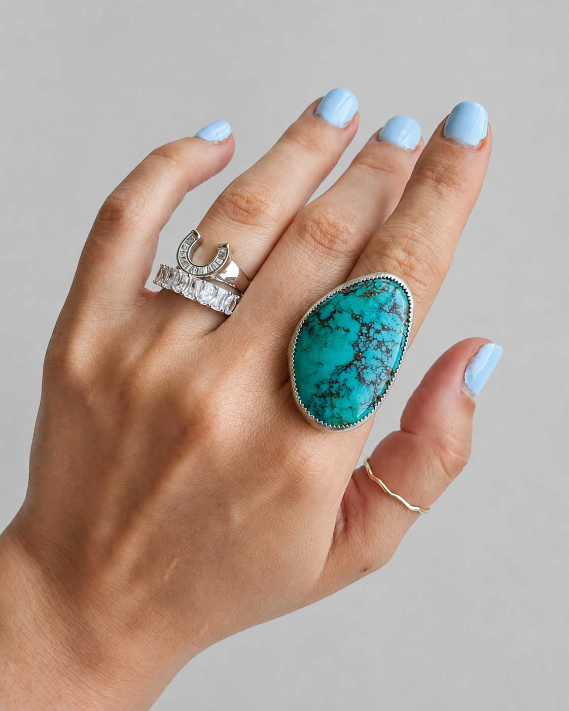 Granger Adjustable Turquoise Ring - Wooten's