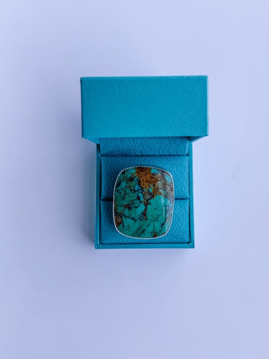 Granger Adjustable Turquoise Ring - Wooten's