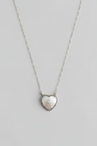 Gruver Mother of Pearl Heart Necklace - Wooten's