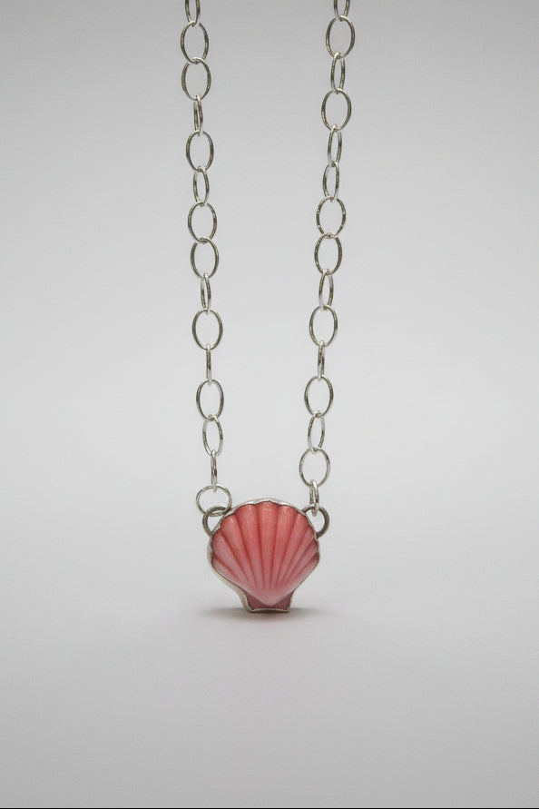 Gulfport Pink Conch Shell Necklace - Wooten's