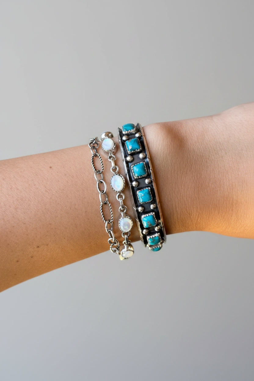 Hallsville Turquoise Cuff Bracelet - Wooten's