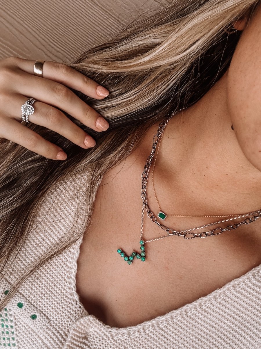 Hardin Silver Chain Necklace - Wooten's
