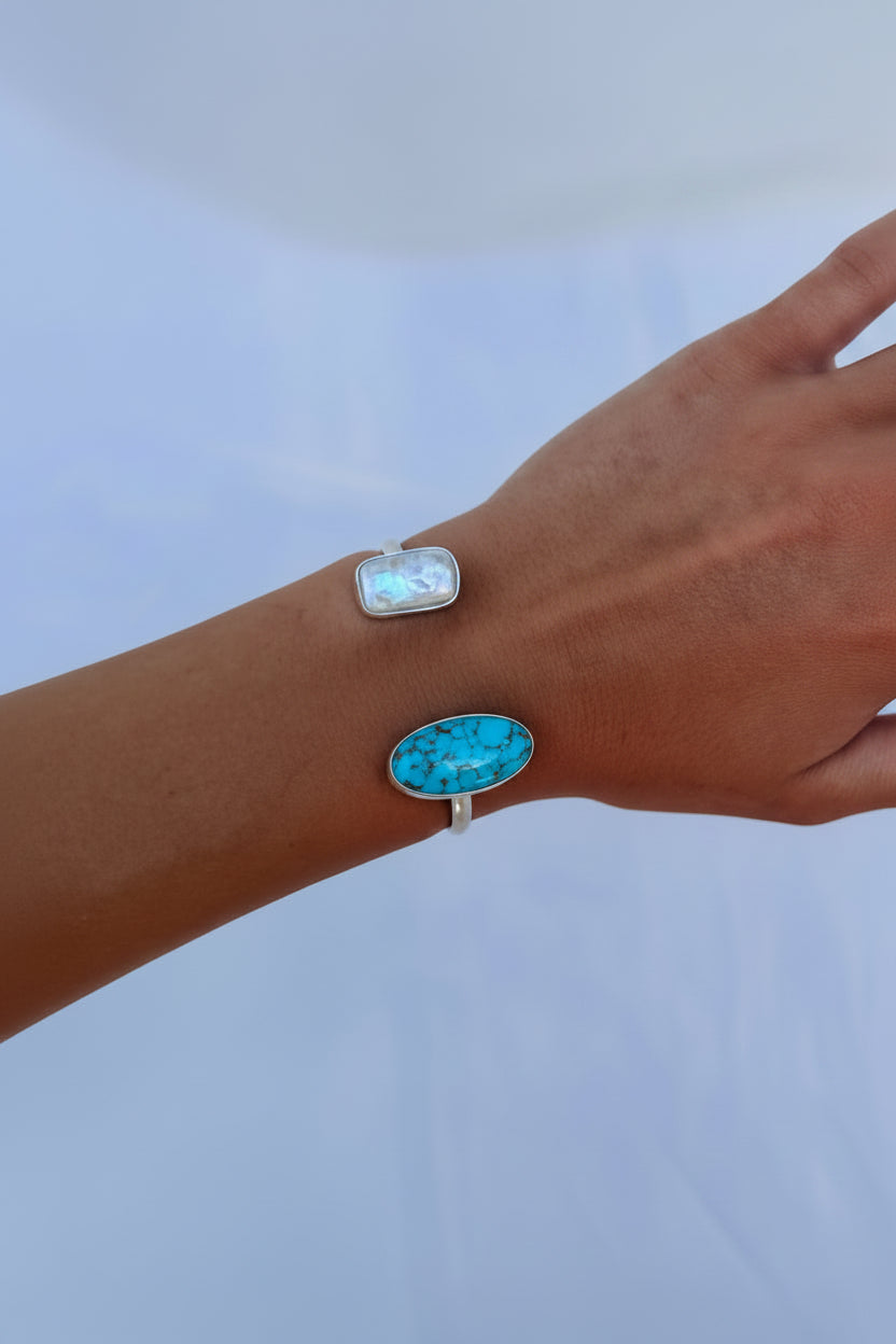 Havana Freshwater Pearl and Turquoise Bracelet - Wooten's