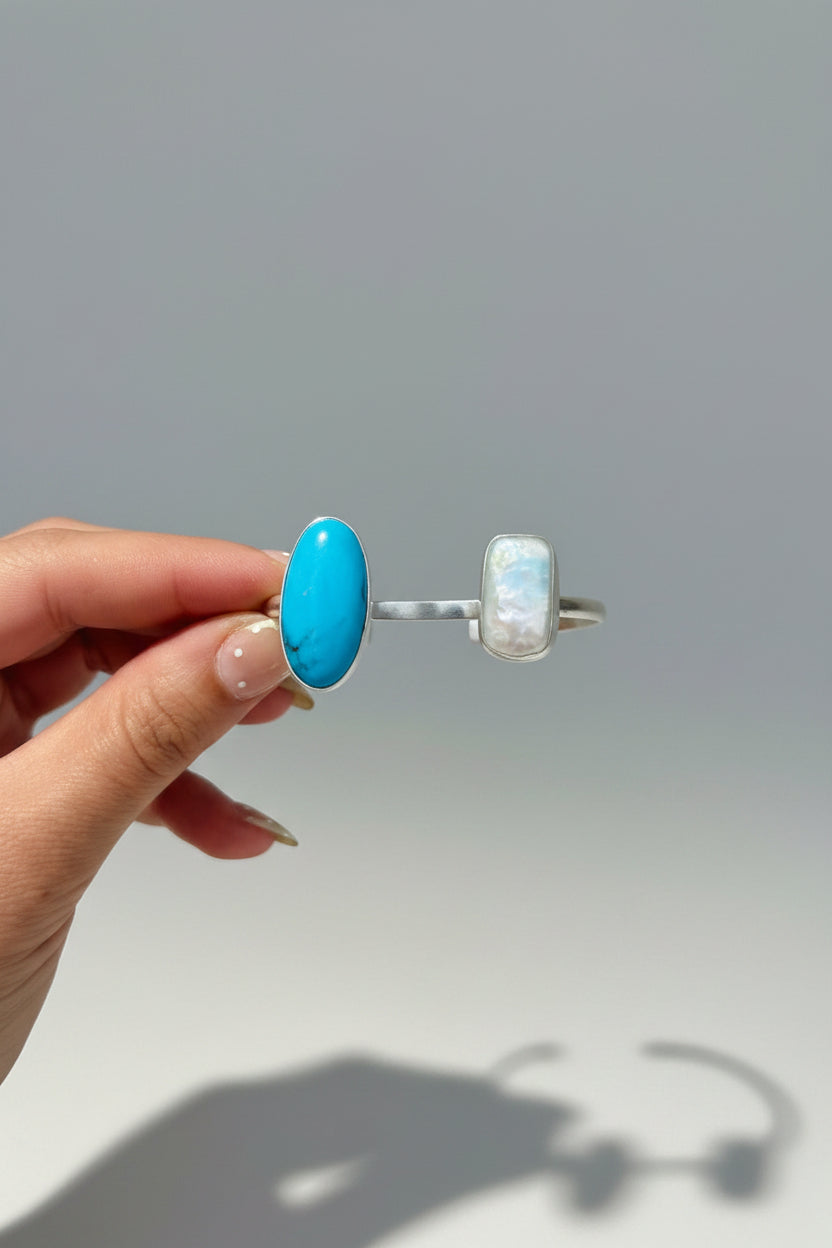 Havana Freshwater Pearl and Turquoise Bracelet - Wooten's