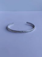 Hedley Silver Patterned Cuff - Horseshoe J & Co.
