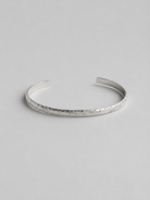 Hedley Silver Patterned Cuff - Wooten's