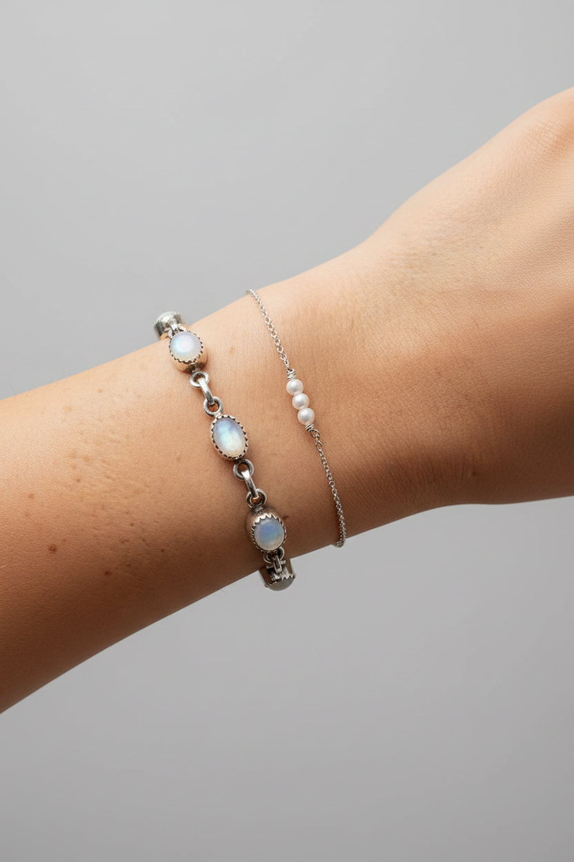 Helena 3 Pearl Bracelet - Wooten's