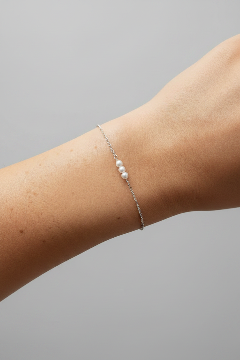 Helena 3 Pearl Bracelet - Wooten's