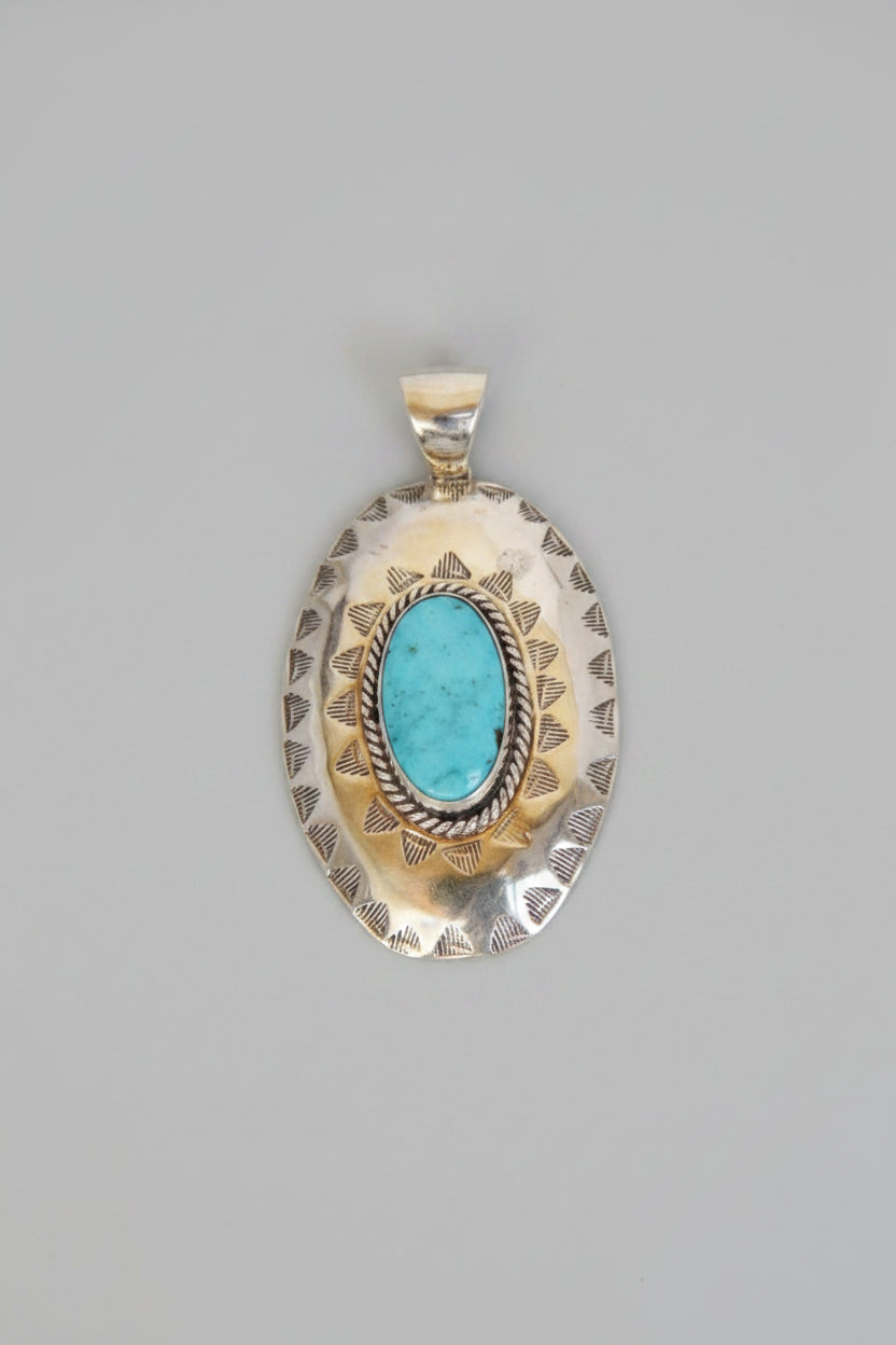 Hershey Turquoise Necklace Pendant - Wooten's
