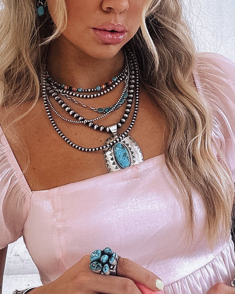 Hershey Turquoise Necklace Pendant - Wooten's
