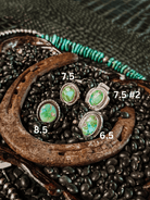 Hey Good Lookin' Turquoise Ring - Horseshoe J & Co.